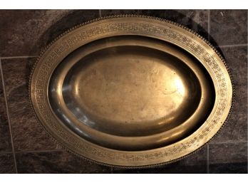 Large Decorative Brass Tray