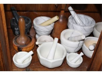 Mortar And Pestle Lot