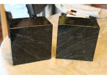 Marble Bookends