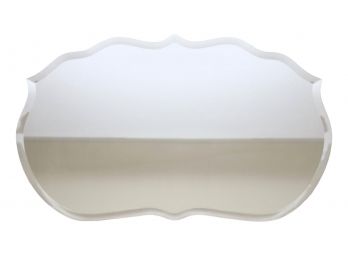 Scalloped Edge Beveled Accent Mirror