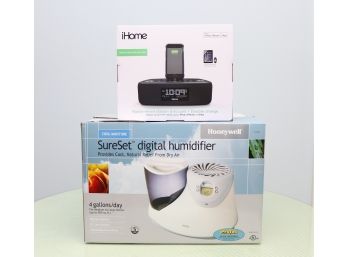 HONEYWELL Digital Humidifier And Home Radio And IPhone Charger