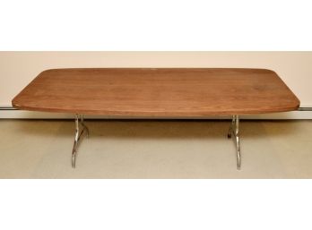 Commercial Grade Wood Party Table 8 Ft