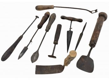 Collection Of Antique Carpenter Tools  - 9 Pieces