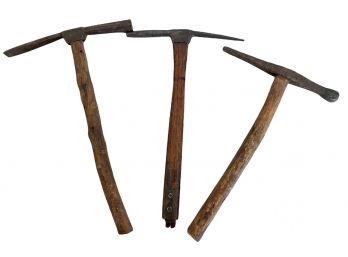 Three Small Antique Pick Hammers (C)