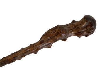 Primitive Carved Walking Stick Cane (N)