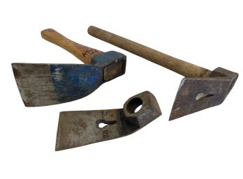 Three Vintage Hand Axes