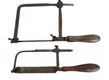 Two Antique Hack Saws