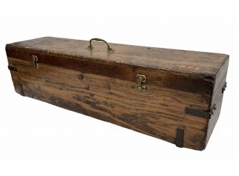 Large Antique Oak Tool Box 35' X 9.5' X 10'