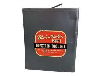 Vintage Black & Decker Electric Tool Kit