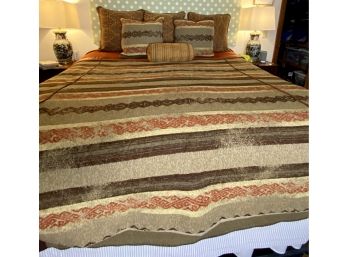 Custom King Bedding Set - Southwestern Style