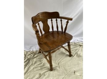 Vintage Oak Captains Chair