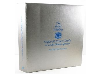 The Royal Wedding - England's Prince Charles To Lady Diana Spencer - First Day Cover Collection Album