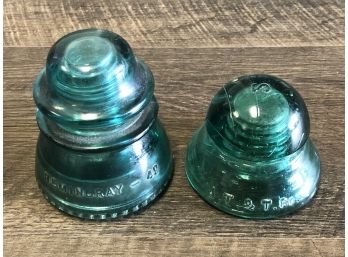 Antique Glass Telephone Insulators: AT&T And Hemingray