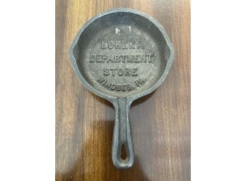 Vintage Cast Iron Cooking Pan Eureka Department Store Advertising Promo Windber, PA