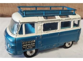 Vintage Corgi Toys VW Commer Bus 2500 Series - With Samuelson Film Service Limited Sign- 17 Window Volkswagon