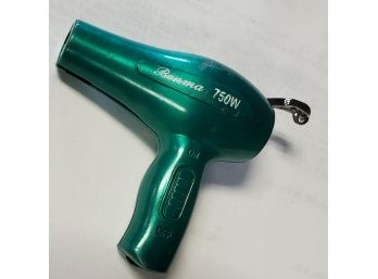 Vintage Cigarette Lighter In A Fun Form: A Large Green,  Hair Blow Dryer - Named: Benma 750W