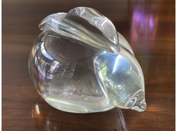 Handmade Crystal Rabbit Sculpture Figure Paperweight