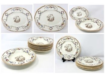 Vintage Royal Doulton 'The Beaufort' Pattern - Made In England 18 Piece Fine China