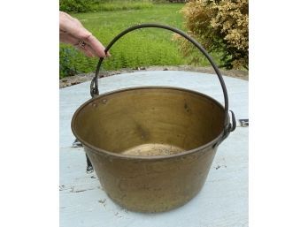 Antique Brass Pot