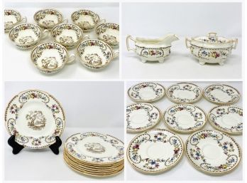 Vintage Royal Doulton 'The Beaufort' Pattern - Made In England 26 Piece Fine China