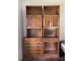 Ethan Allen By Baumritter 4 Piece Wall Unit