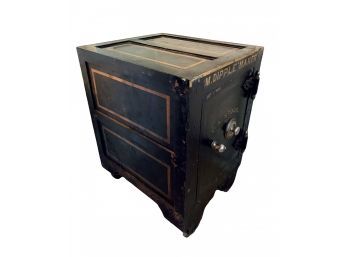 Antique Iron Floor Safe