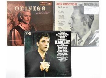 Records - 33 RPM - Shakespearean Dramas By Olivier, Burton And Barrymore