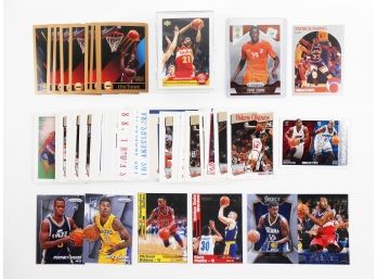 Cards -  Basketball - 100 Cards  2014-15 Panini Prysm, UD 1993 NBA Stars, 2 Large Promo Cards, Olympic Cards