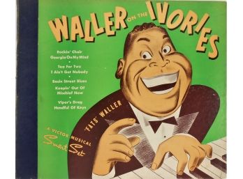 Records - 78 RPM -  Jazz - Fats Waller - 4 Discs In Binder