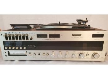 Vintage Panasonic Audio Entertainment Center With 8 Track, Cassette, Record Player-model No. SE-4007