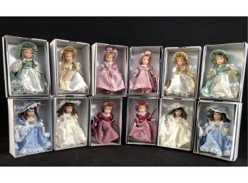 Collectors Victorian Porcelain Doll Ornament Lot