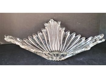 Beautiful Vintage Blown Glass Contemporary Stretch Styled Centerpiece Bowl