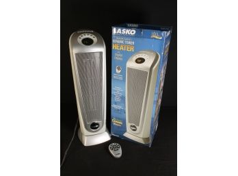 Lasko Remote Control Ceramic Tower Heater With Digital Display