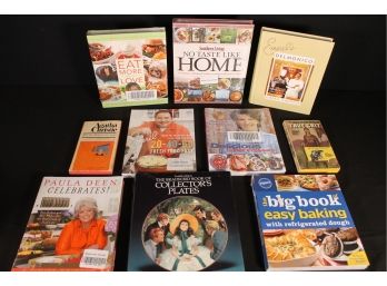 Nice Lot Of Mostly Cookbooks From Paula Deen, Emeril Lagasse, Marlene Koch, Meredith Laurence & More