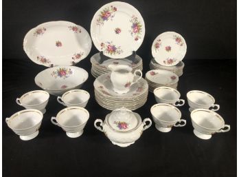 Stunning Royal Kent Collection Poland Bavarian Rose China 45 Piece Set