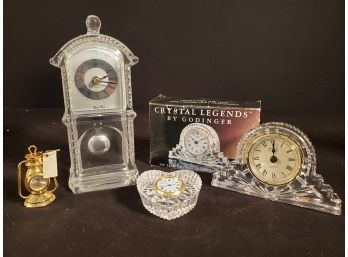 Clock Assortment - Godinger, Timex, Castle Reine And More