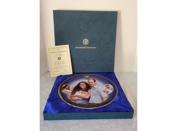 New 2013 The Bradford Exchange Price George Our Royal Heir Commemorative Plate With COA