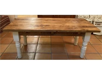 Chunky Custom Made Six Board Farm Table