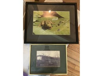 Two Framed Items