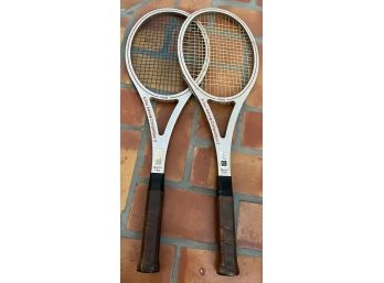 Two Vintage Competition Two Arthur Ash Tennis Rackets