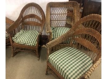 Four Piece Wicker Lot