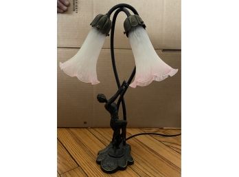 Contemporary Art Deco Style Boudoir Lamp