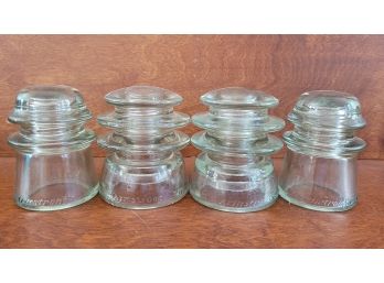 Vintage Armstrong Glass Insulators No. 2