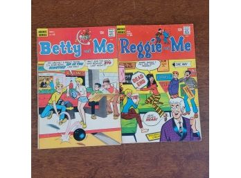 Vintage Archie Series Betty & Me - Reggie & Me Comic Books 1969-1970