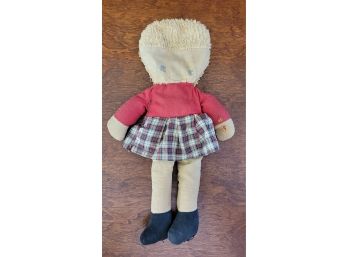 Vintage  Well Loved Tykie Toy Conley Georgia  Foam Filled Doll