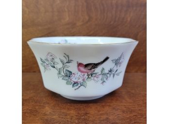 Vintage Hand Decorated With 24k Gold Lenox Serenade Bowl