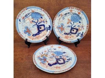 Antique Masons Ironstone 9.5' Plates Lot 6