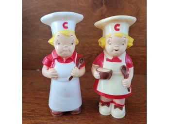 Vintage Campbell's Soup Company Salt And Pepper Shakers