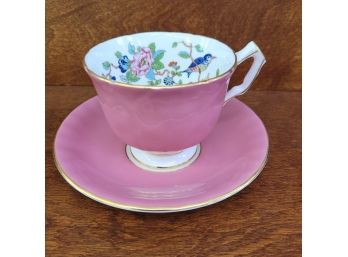 Vintage Aynsley Finebone China Tea Cups And Saucers