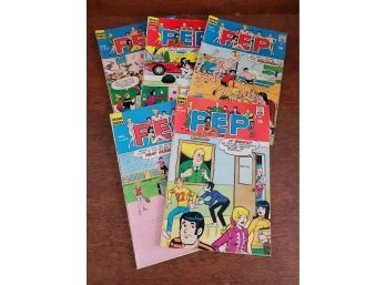 Vintage Archie 'Pep' Comic Books 1968-1972